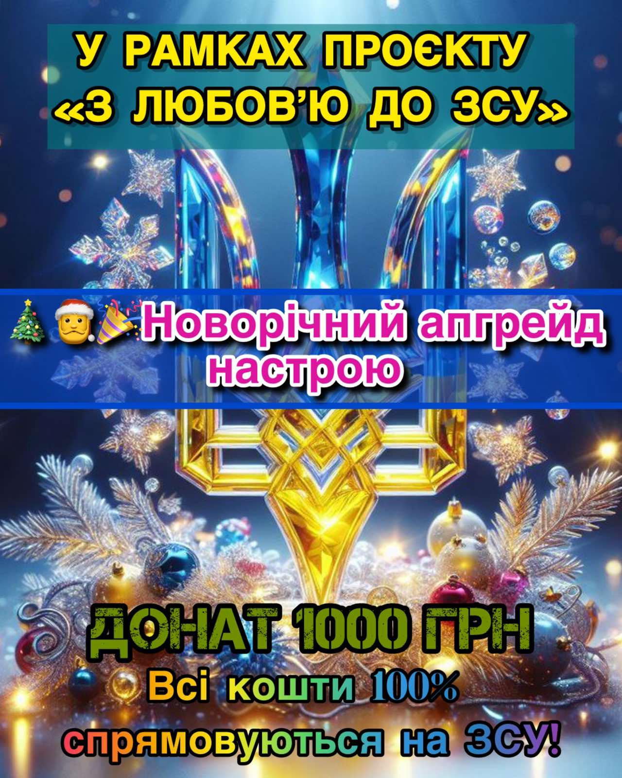 Новорічний апгрейд настрою. Благодійний вечір